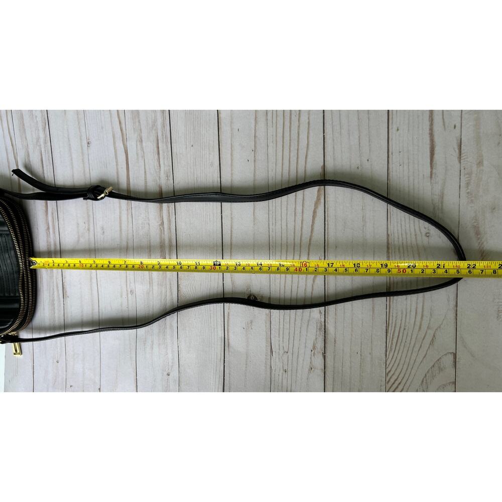Tahari Black Women's Crossbody Purse Vegan Leather - Picture 10 of 10